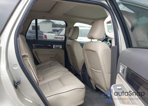 2010 Lincoln Mkx z USA, uszkodzony, nr VIN 2LMDJ6JC3ABJ33667